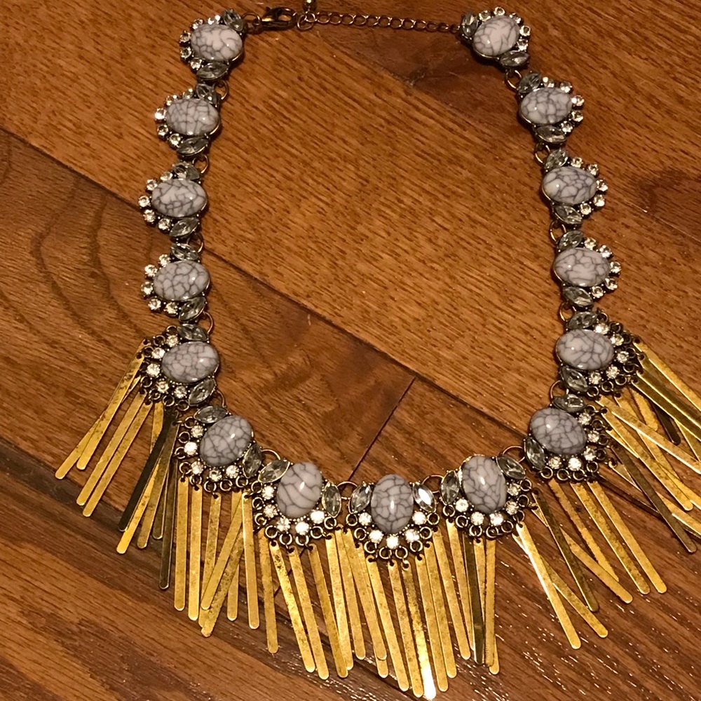 Bold statement necklace